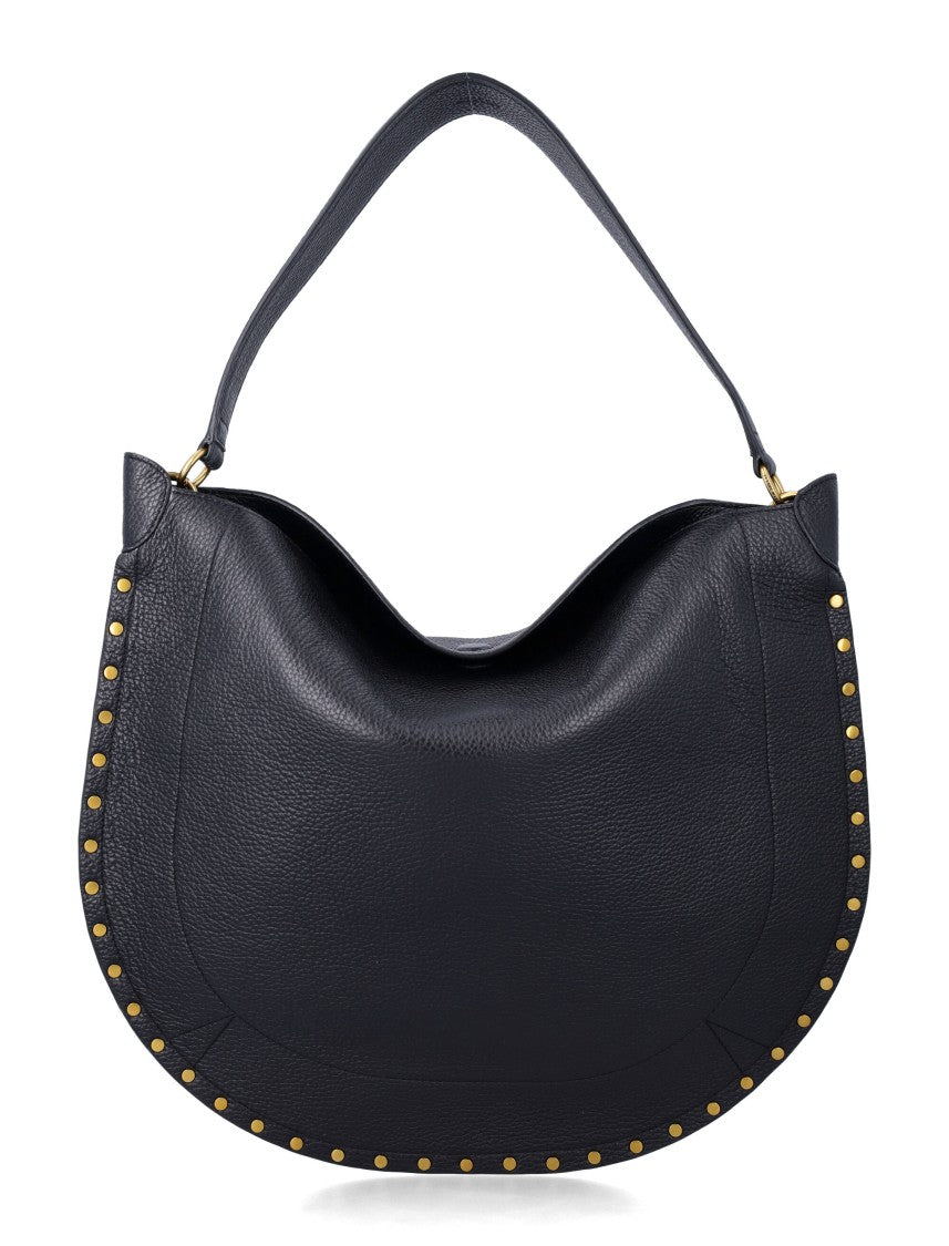 Isabel Marant Oskan Black Suede Hobo Bag