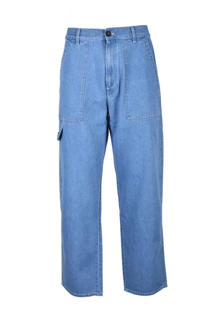 Philippe Model Philippe Model Cotton Trousers - Light Blue
