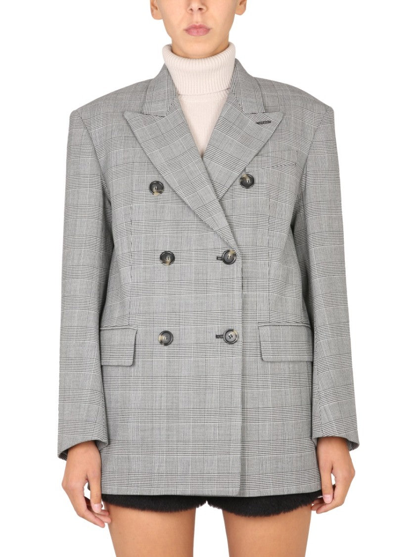 Max Mara Double-Breasted Blazer With Classic Lapel And Tailored Fit