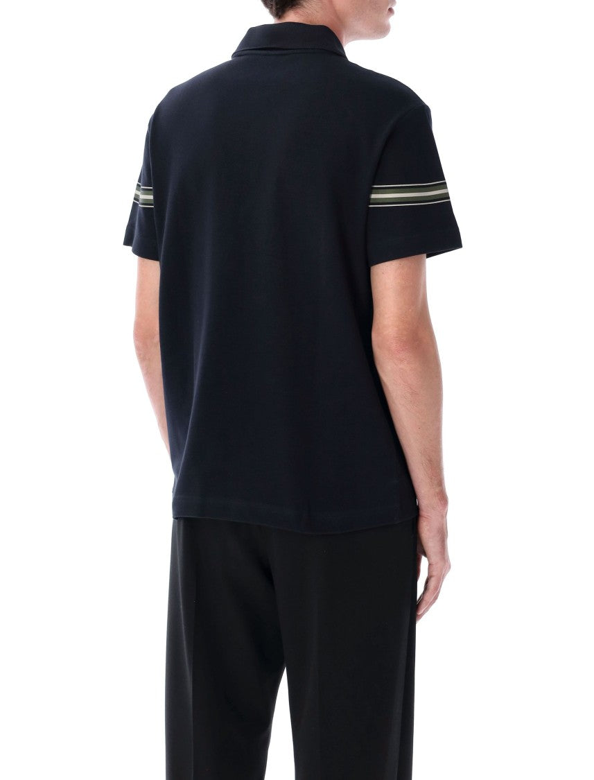 Burberry Black Short-Sleeved Polo Shirt