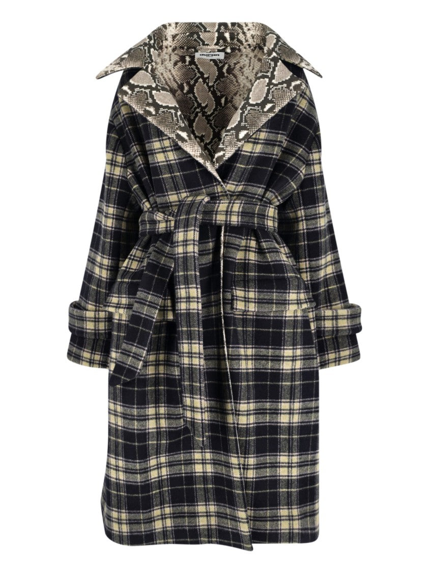 Duran Lantik Checked Coat – Multicolor