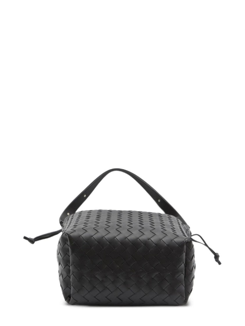 Bottega Veneta Woven Leather Shoulder Bag With Adjustable Strap And Soft Structure