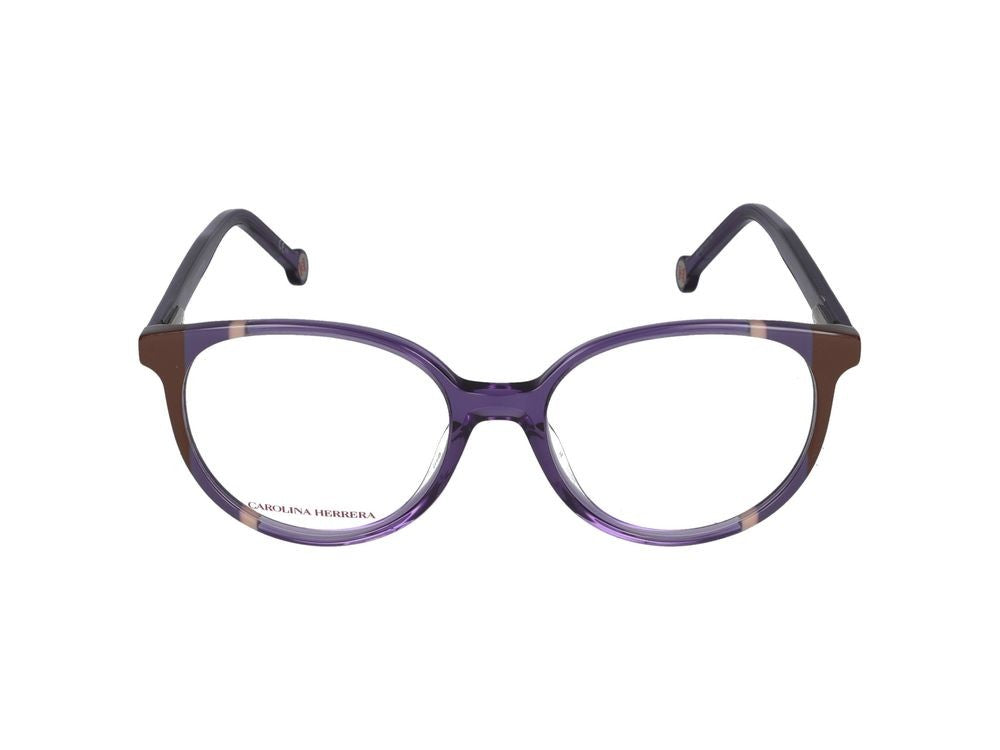 Carolina Herrera Eyeglasses Ch 0067 E53 Viola Marrone 52/17/145
