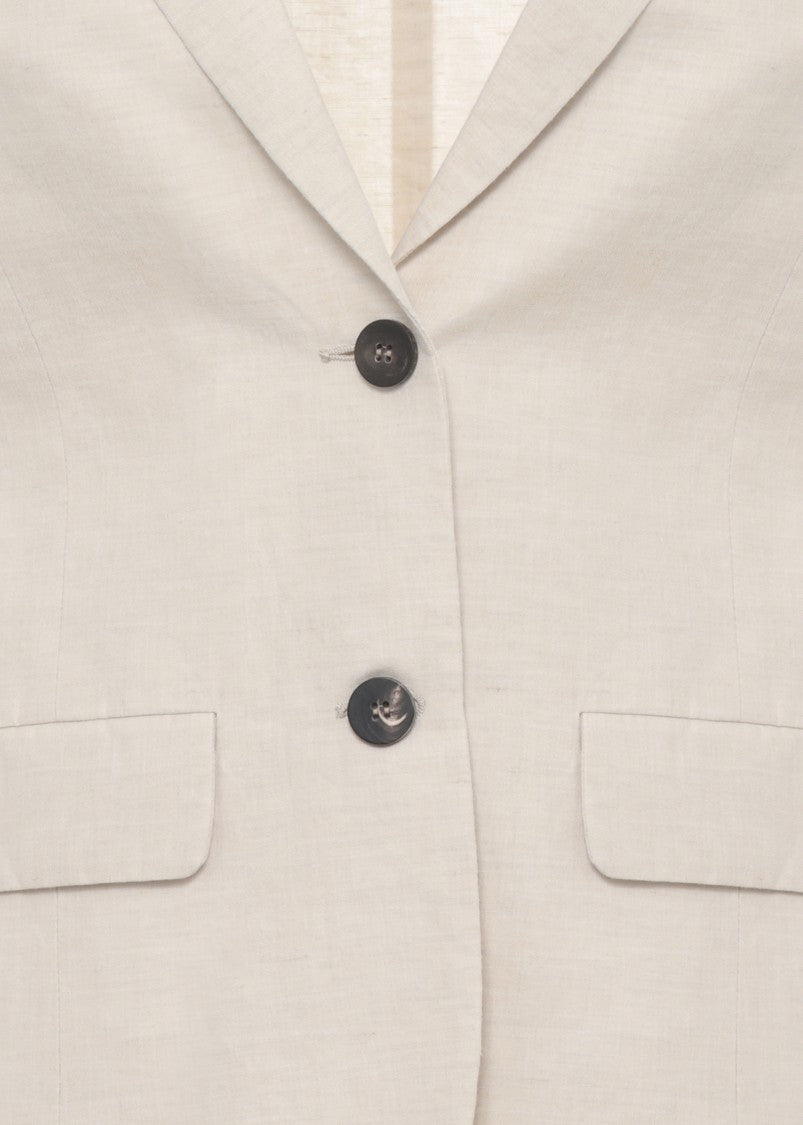 Rrd Ivory Lynco Wom Flap Pockets Blazer