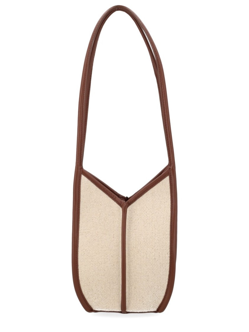 Hereu Neutrals Calella Calf Leather Bucket Bag
