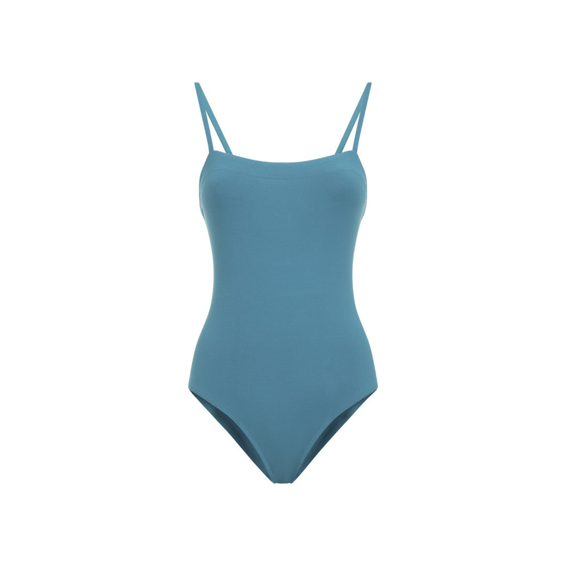 Eres Peau Douce Fabric One-Piece Swimsuit With Straight Neckline