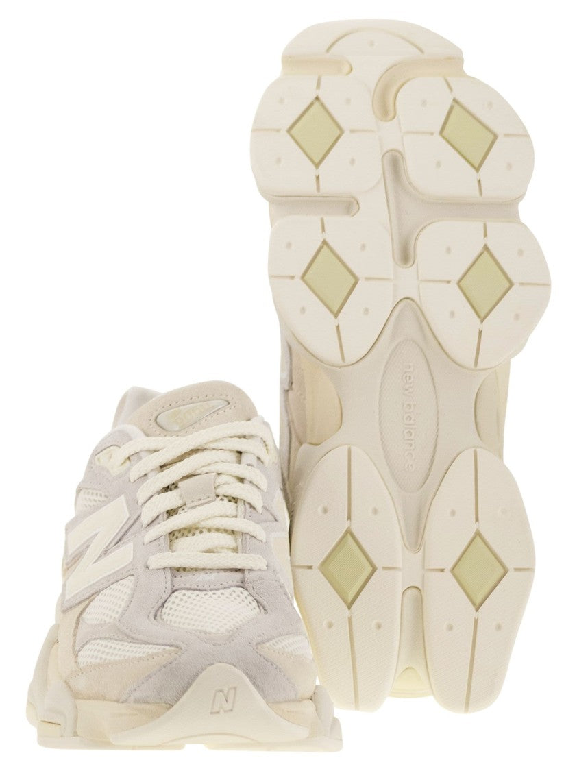 New Balance 9060 Sneakers With Sculpted Midsole And Futuristic Aesthetic
