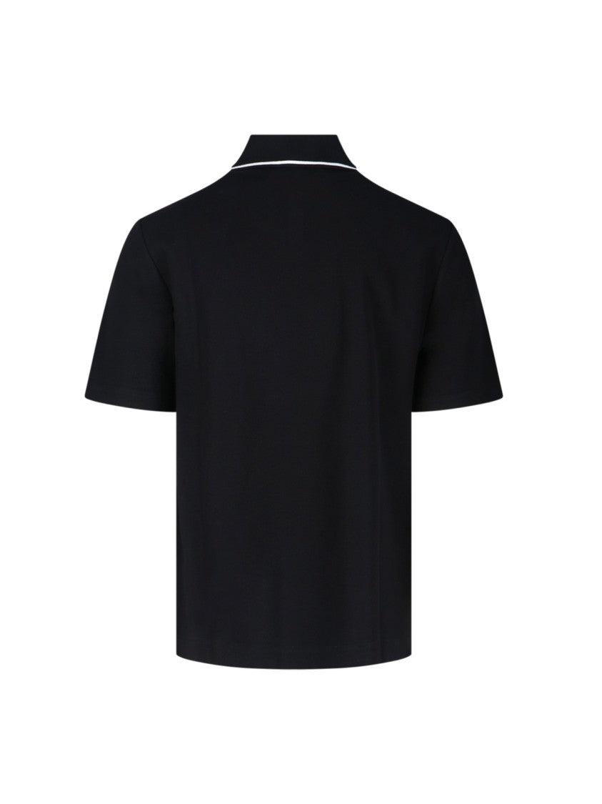 Dolce & Gabbana Logo Polo – Black