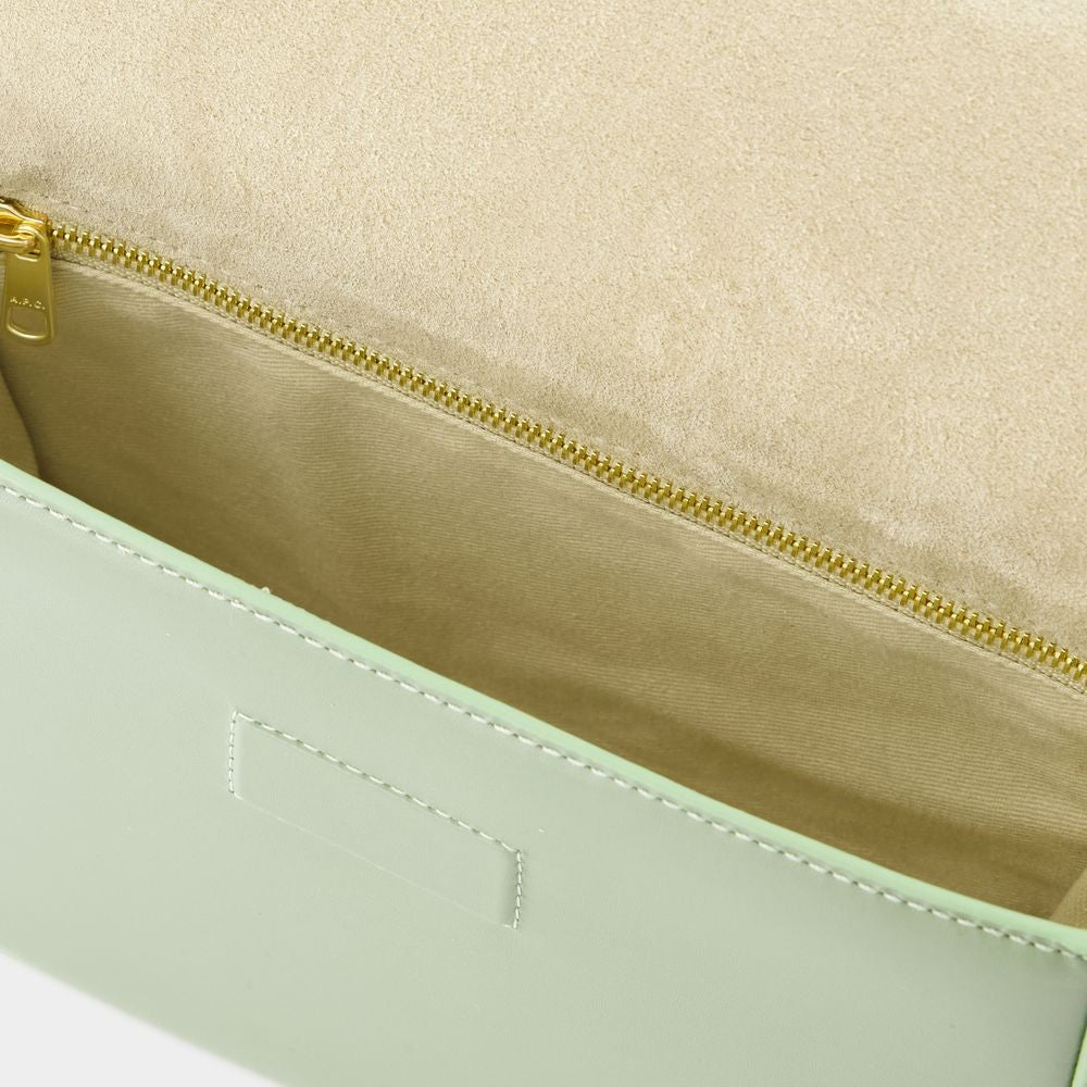 A.P.C. Charlotte Crossbody Bag - Leather - Green