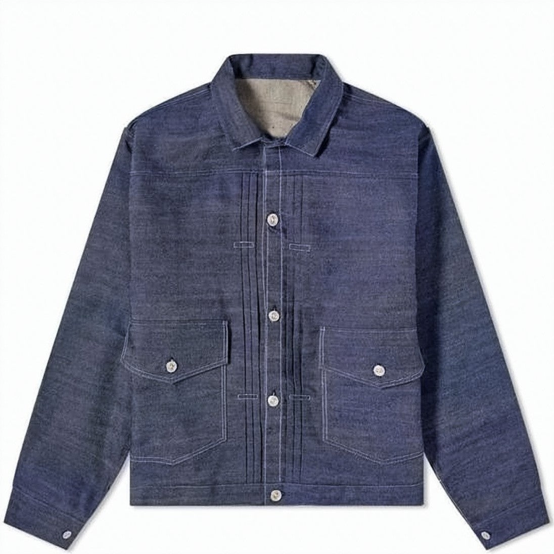 Levi's Classic Structured Denim Jacket With Indigo Texture