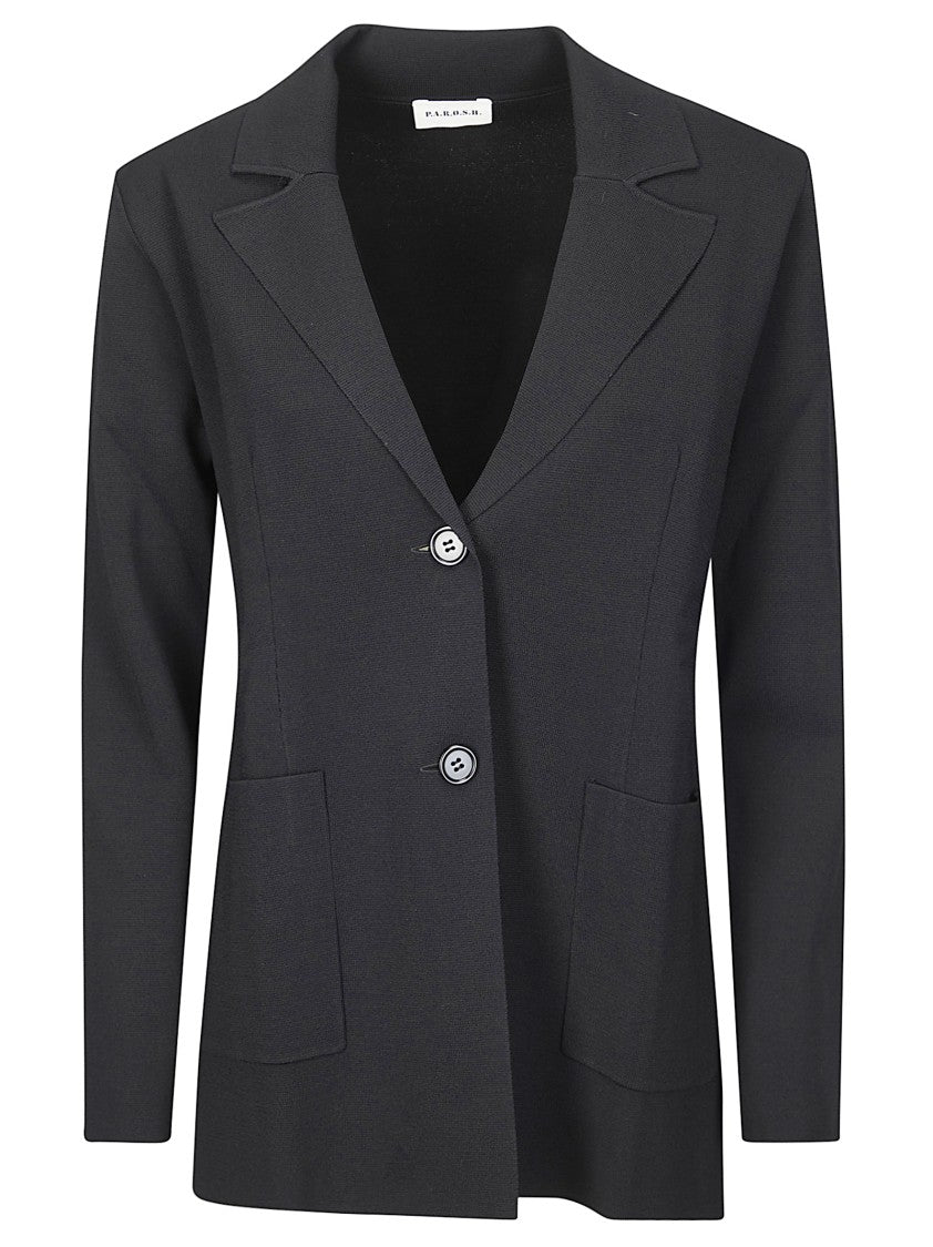 P.A.R.O.S.H. Tailored Casual Jacket With Smooth Texture