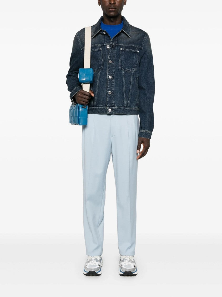 Lanvin Blue Veste Classique Refined Denim Jacket