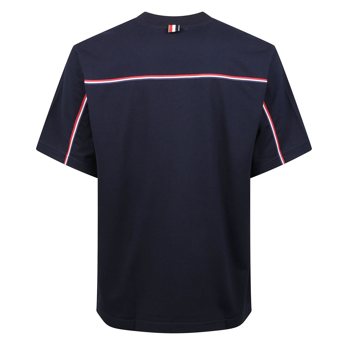 Thom Browne Oversized Tricolour Stripe T-Shirt