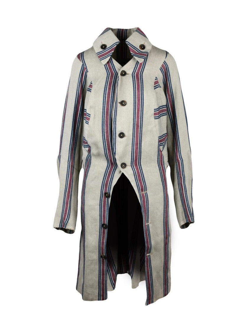 Vivienne Westwood Anglomania Beige Cotton New Pier Point Coat