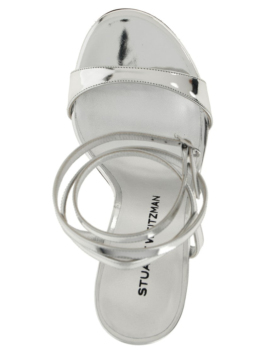 Stuart Weitzman 'Nudistini Wrap' Sandals