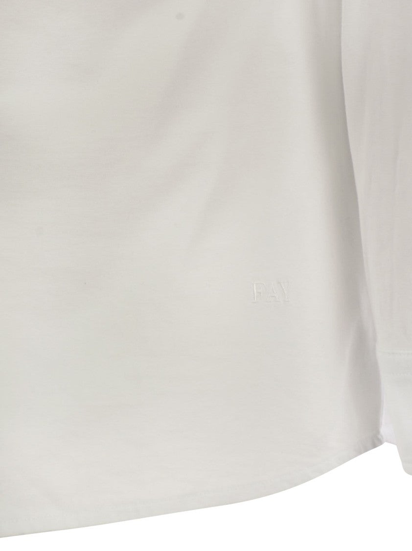 Fay Regular Fit Cotton Jersey Shirt