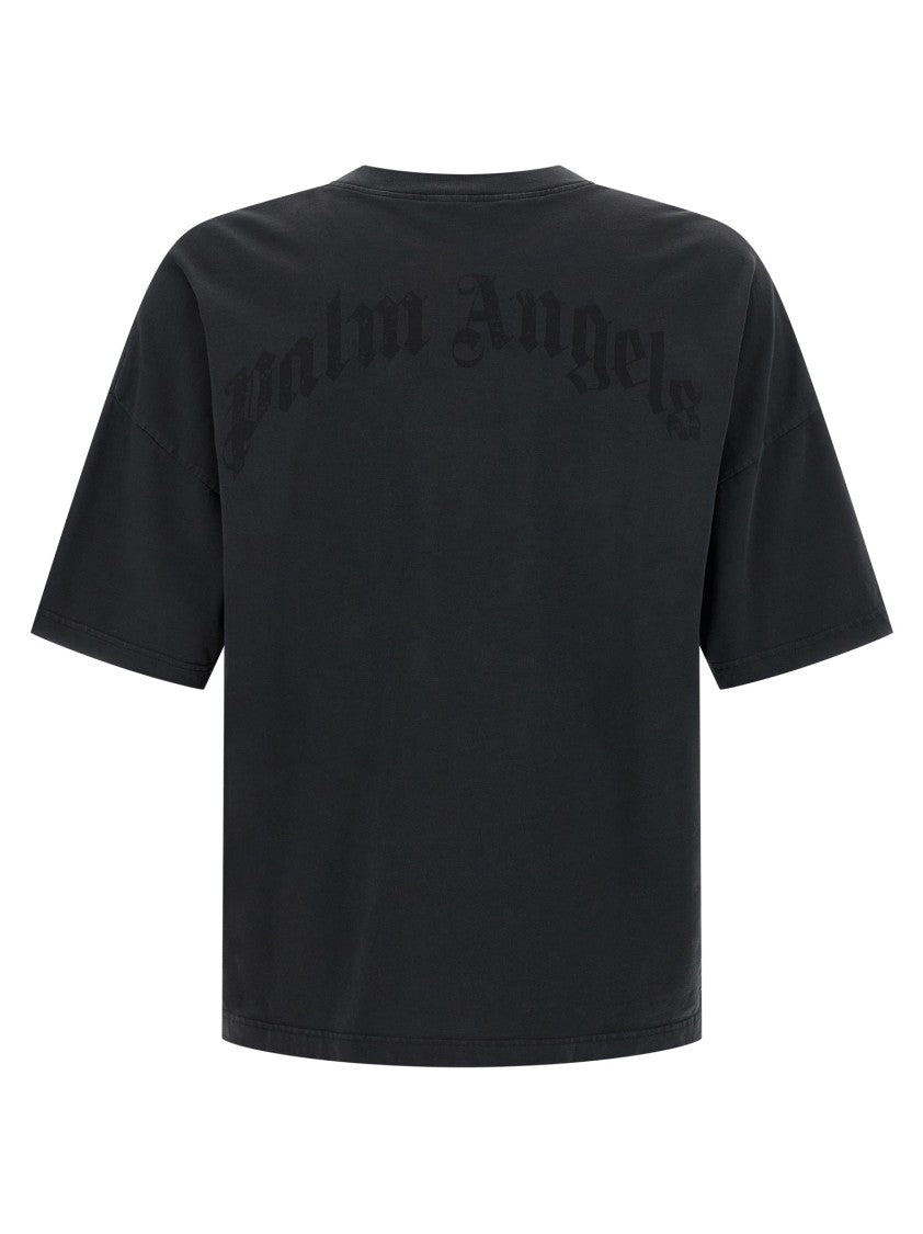 Palm Angels Curved Logo' T-Shirt