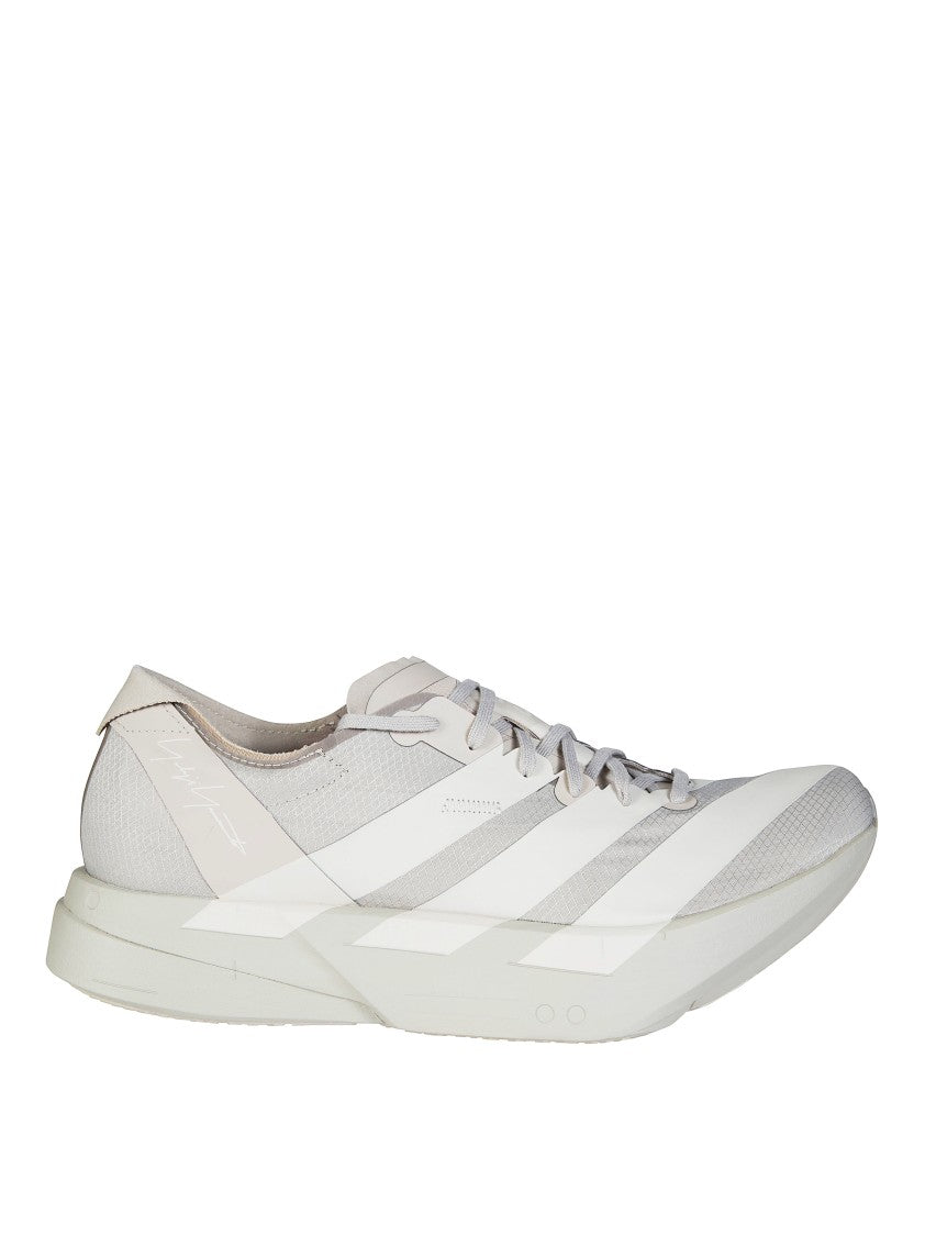 Y-3 White Low Profile Cushioned Sneakers