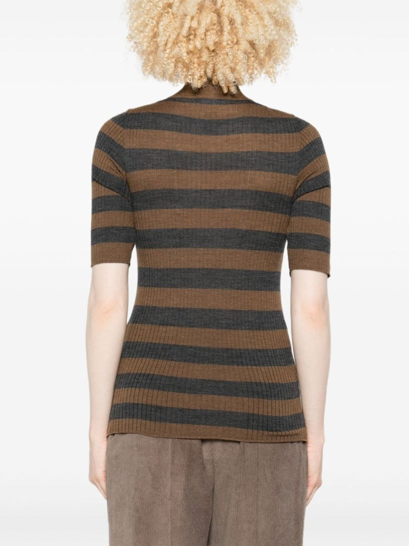 Majestic Filatures Fitted Mock Neck Top