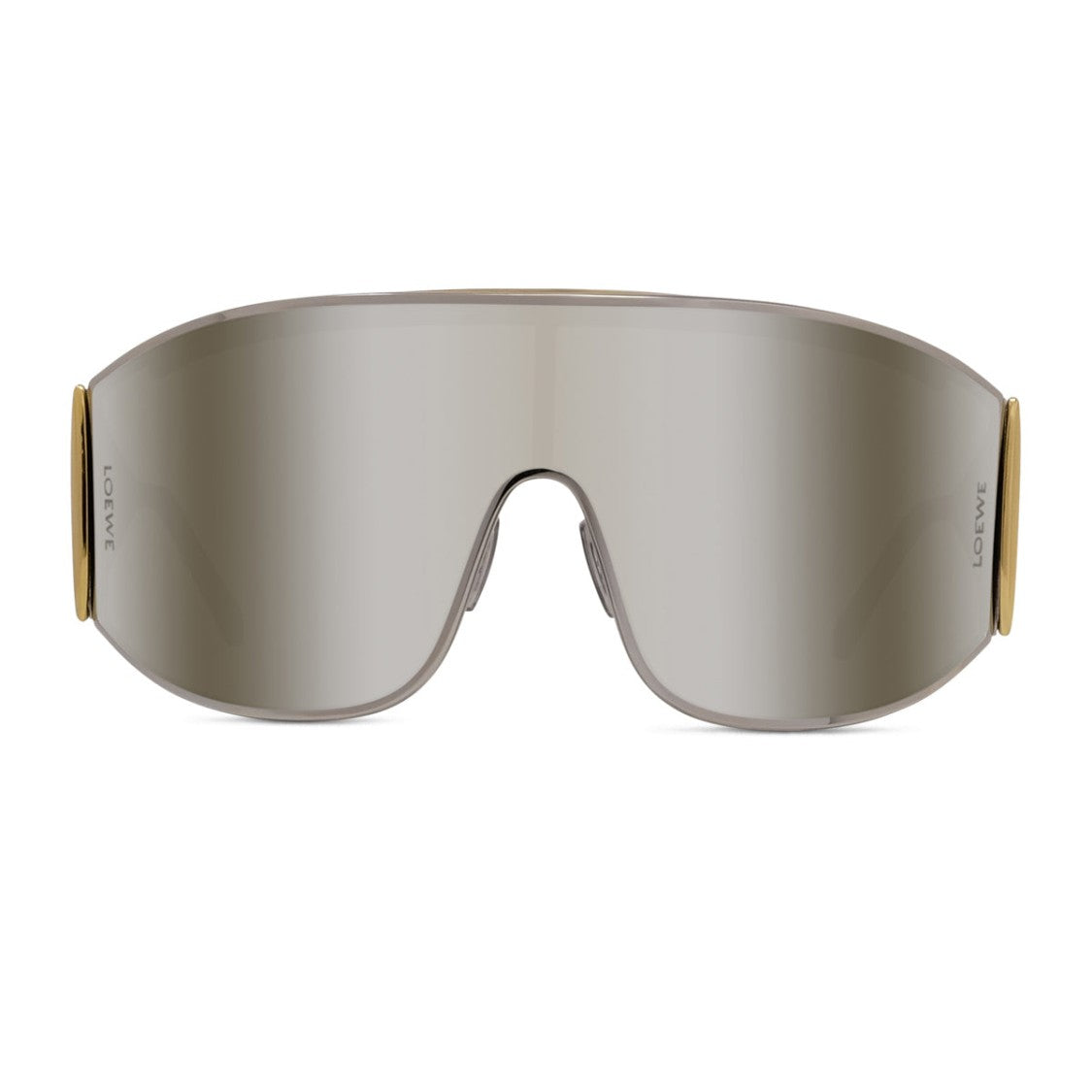 Loewe Futuristic Panoramic Sunglasses With Gold-Plated Accents