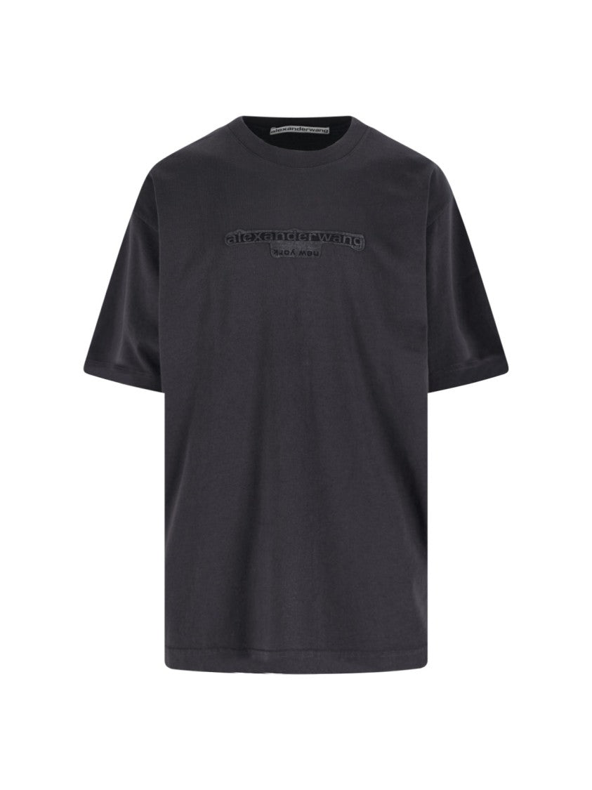 Alexander Wang Logo T-Shirt – Black