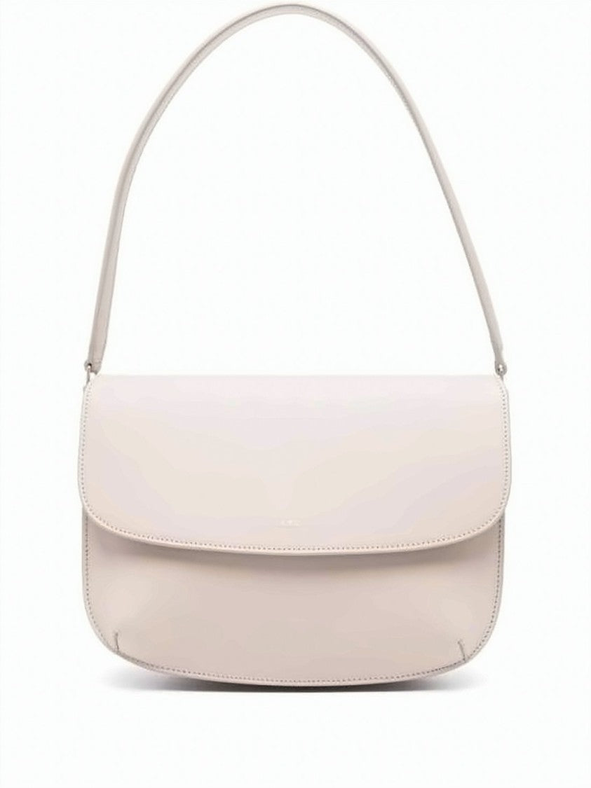 A.P.C. Structured Cowhide Leather Shoulder Bag