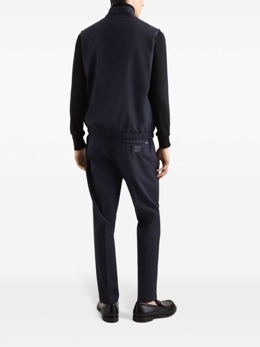 Dolce & Gabbana Tailored Black Pants With Elastic Waistband