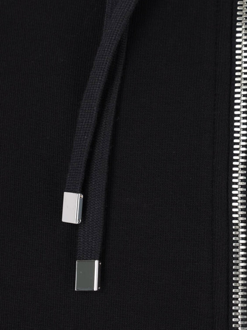 Dolce & Gabbana Logo Zip Hoodie – Black