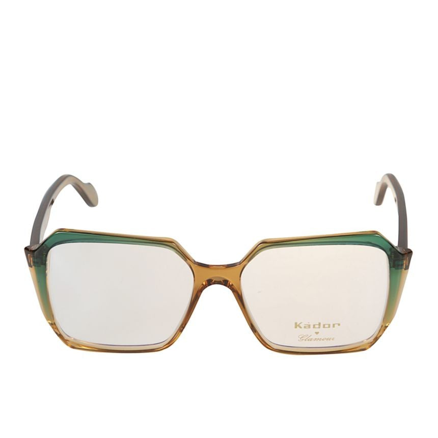 Kador Lizzy Geometric Frame Sunglasses With Textured Temples
