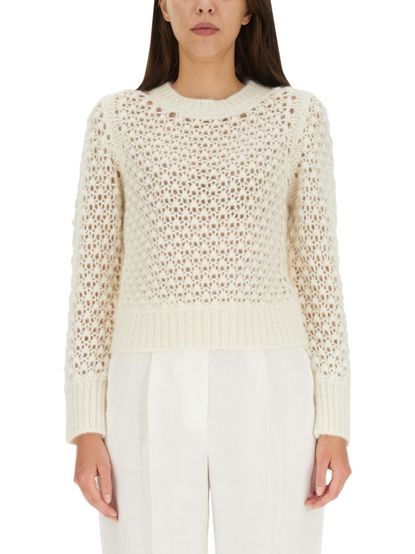 Fabiana Filippi Perforated Mesh Sweater