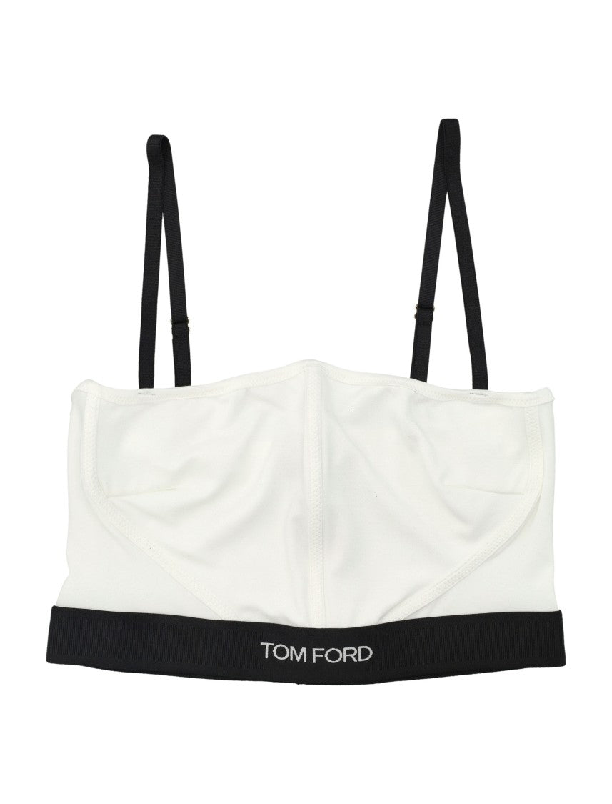 Tom Ford Modal Signature Bra With Embroidered Band