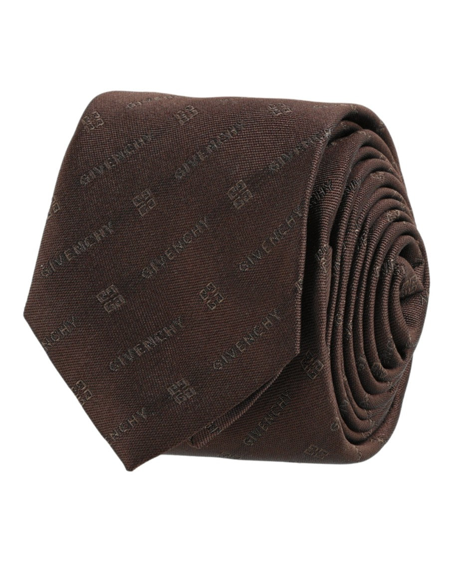 Givenchy Diagonal Logo Silk Tie