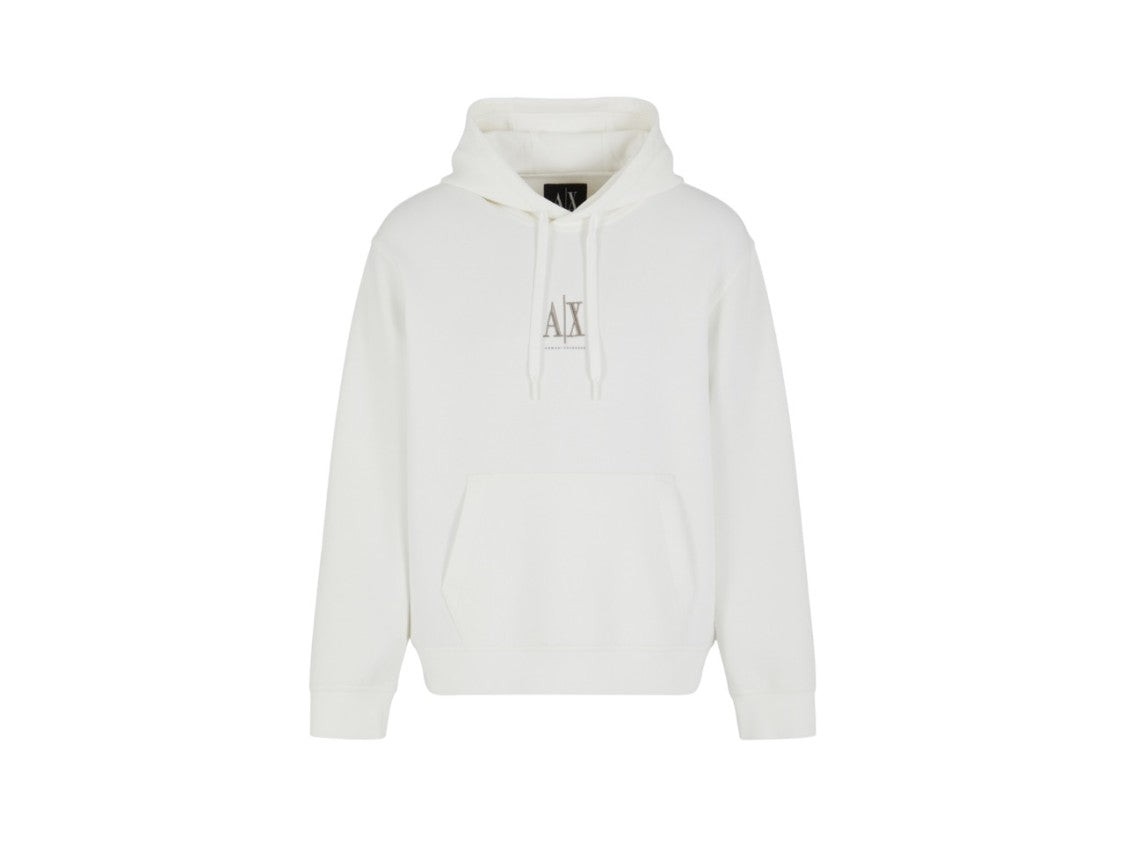 Armani Exchange Embroidered Logo Hoodie Elastic Trims