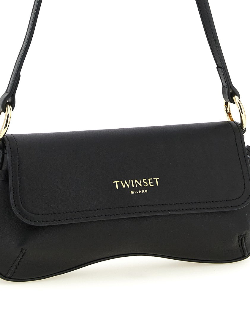 Twin-Set Leather Shoulder Bag