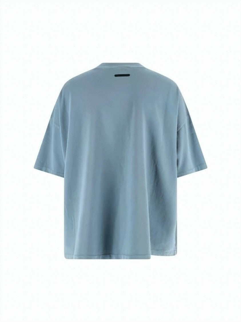 Fear Of God Relaxed-Fit Blue Cotton T-Shirt