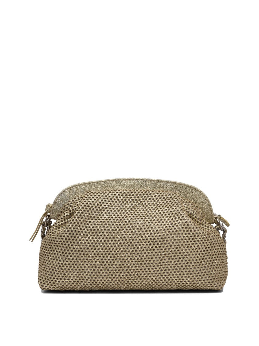 Reptile's House Textured Lamb Leather Shoulder Bag