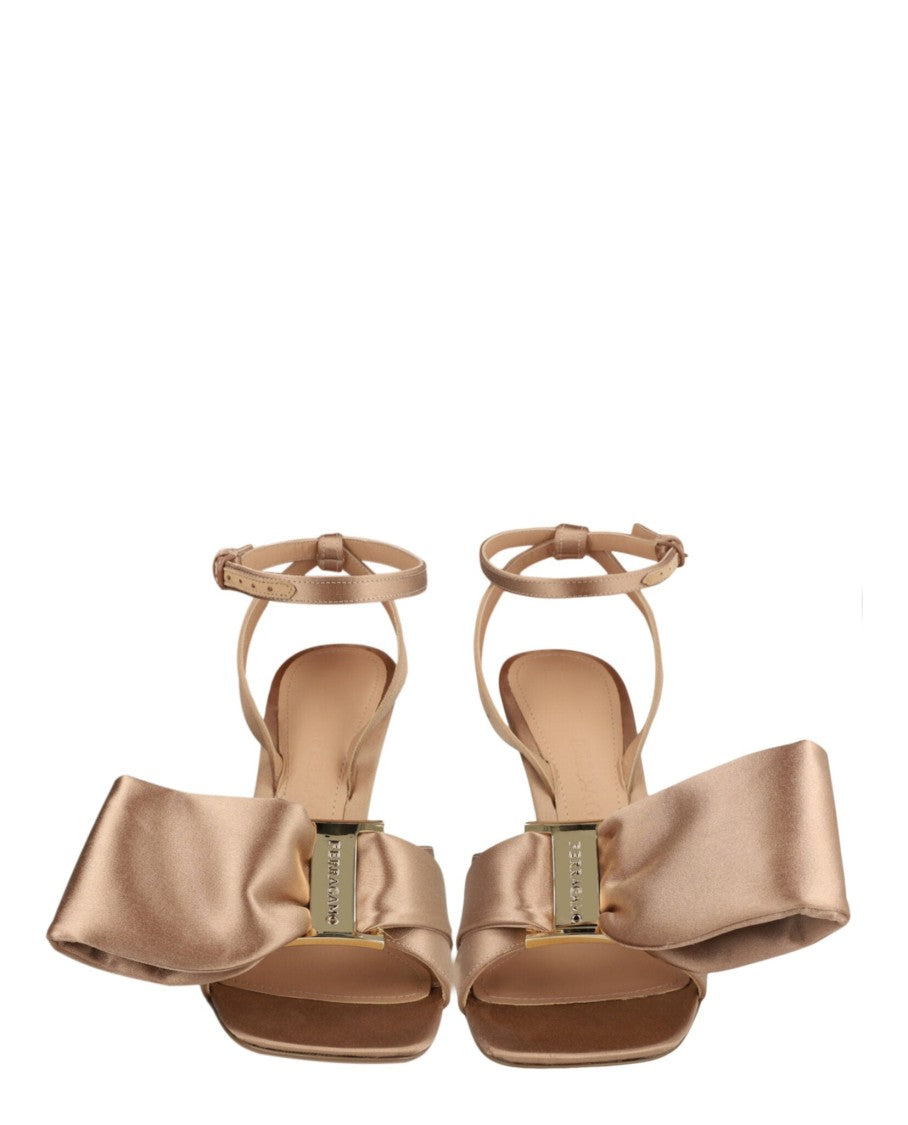 Ferragamo Helena X5 Satin Sandals