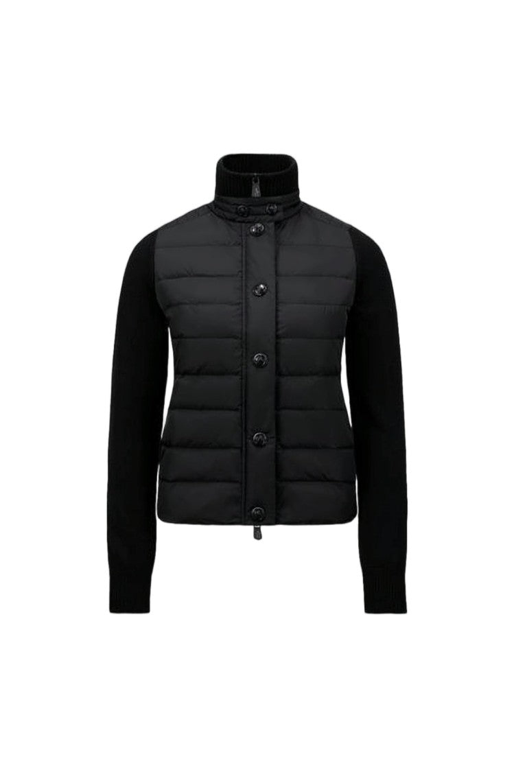 Moncler Quilted High-Collar Short Moncler Jacket