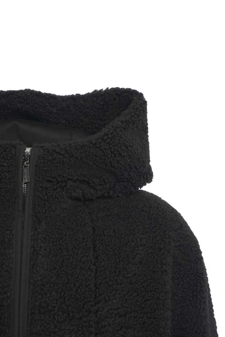 Gimo's Plush Hooded Teddy Jacket With Full-Length Zipper