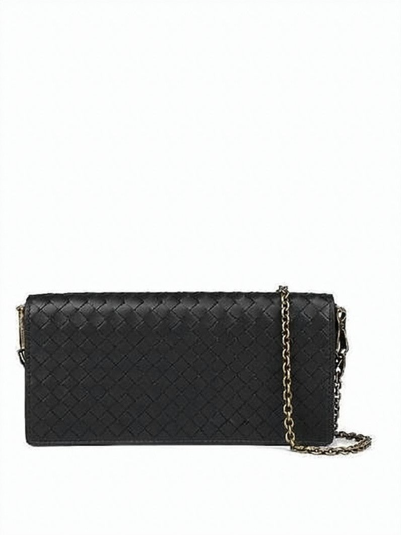 Bottega Veneta Rectangular Black Crossbody Bag