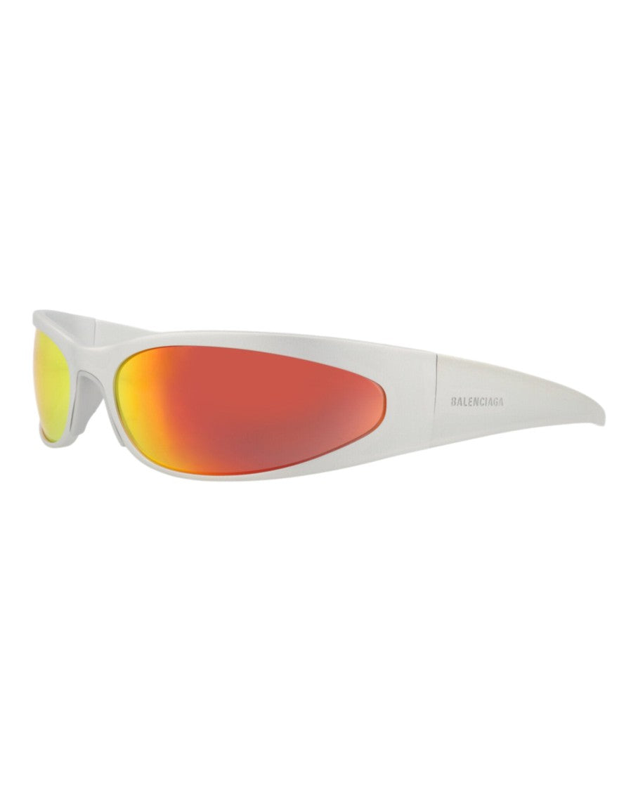 Balenciaga Shield-Frame Alluminium Sunglasses