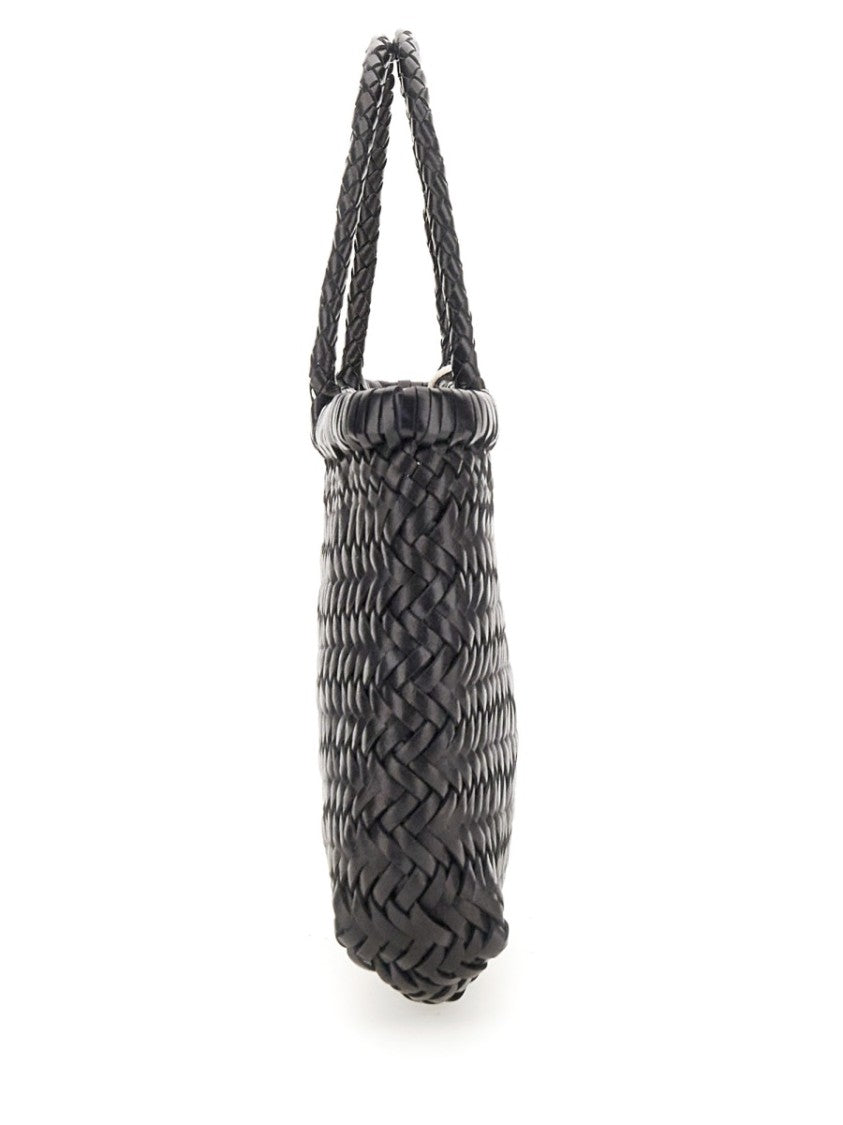 Dragon Diffusion Gora Mini Woven Flat Shoulder Bag