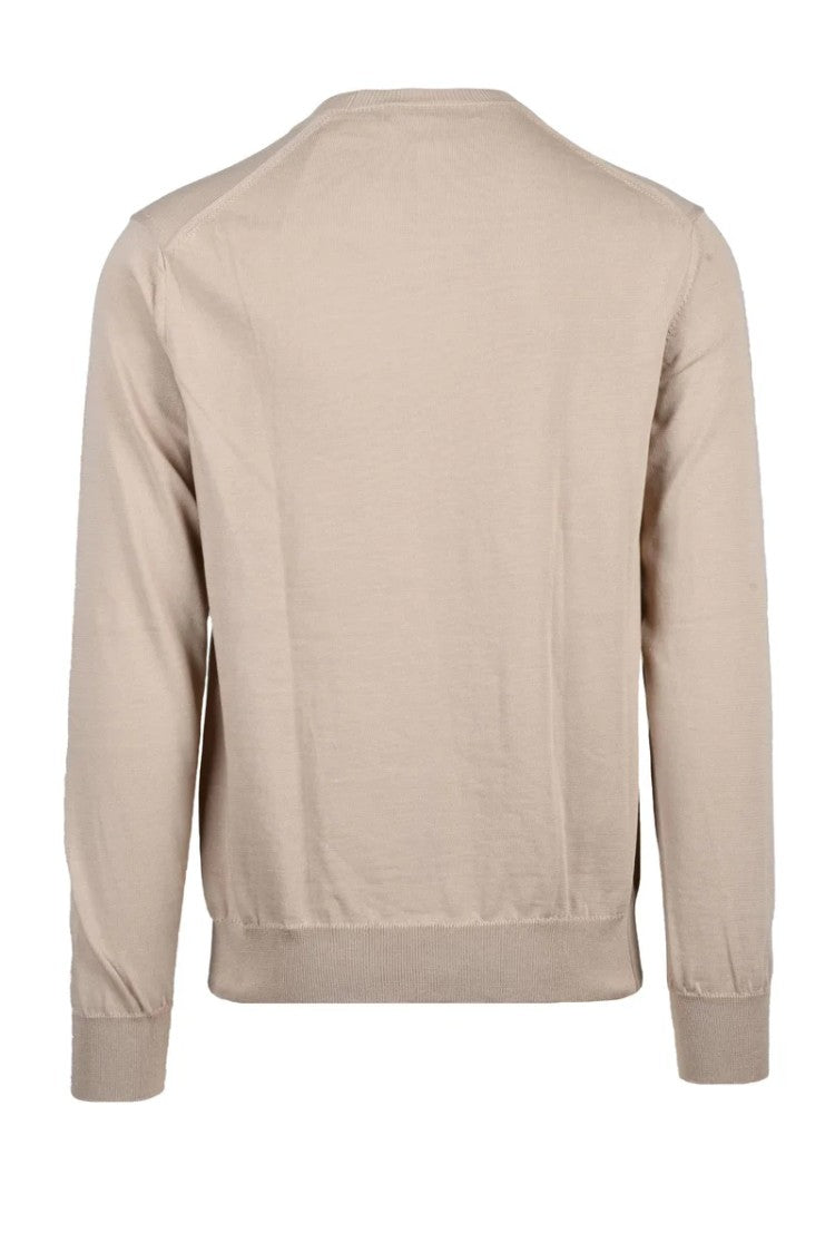 Comme Des Garçons Crew Neck Sweater - Beige