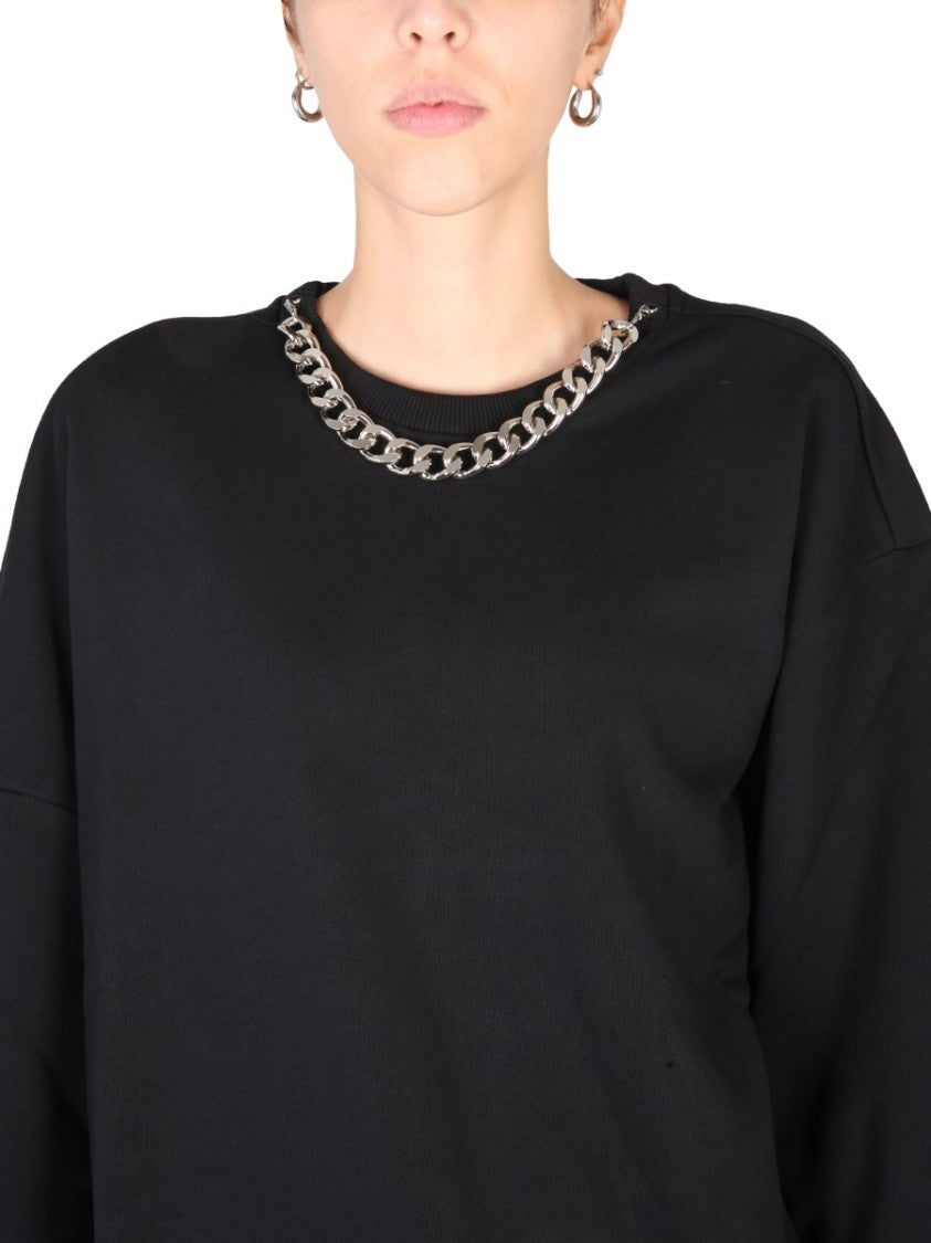 Stella Mccartney Sweatshirt With Distinctive Chain Detail