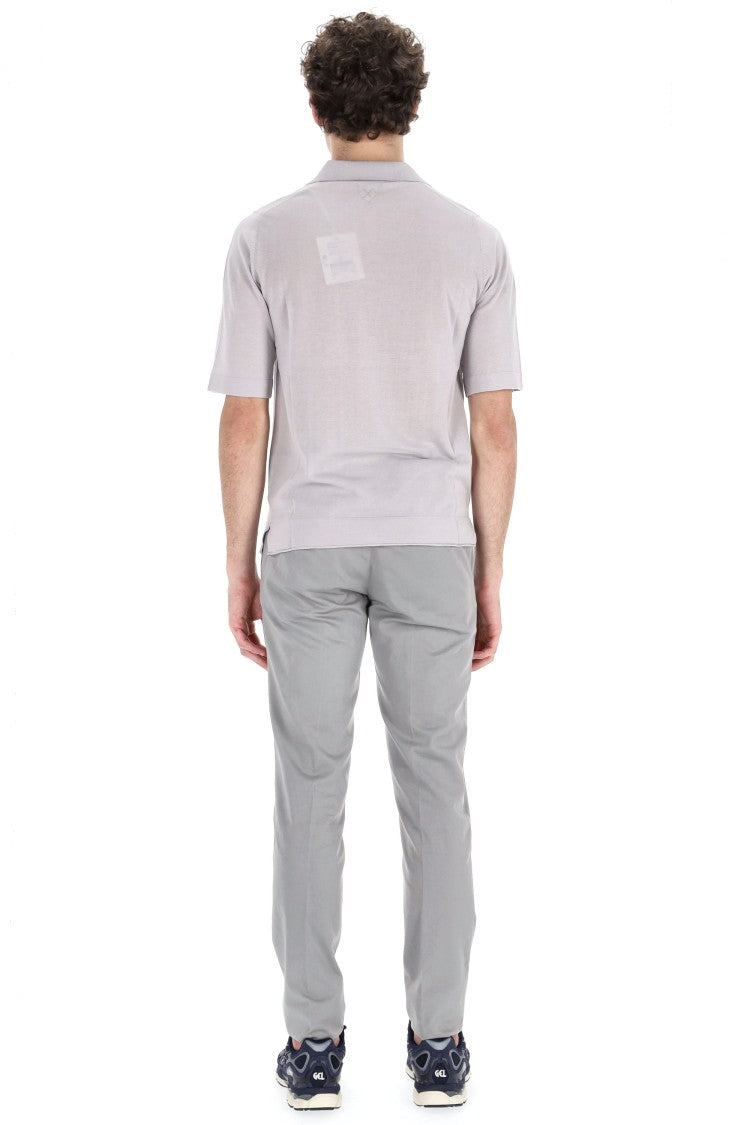 Ballantyne Fine Cotton Open Collar Polo