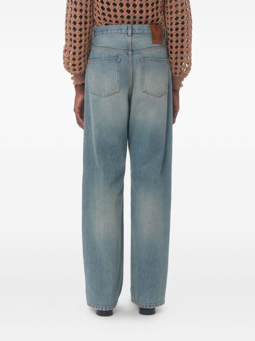 Valentino Light Blue Denim Jeans