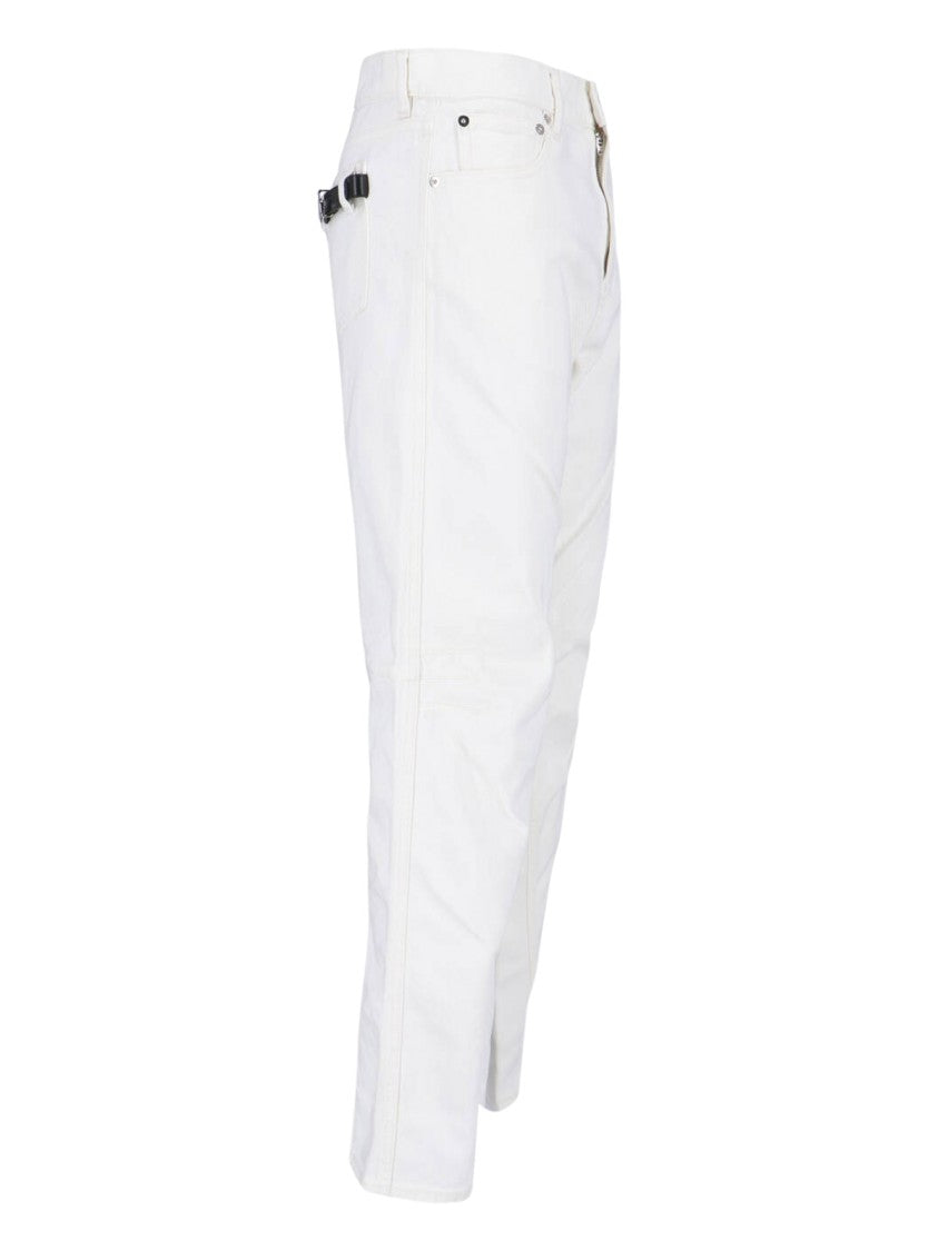 Coperni White Organic Cotton Straight Jeans