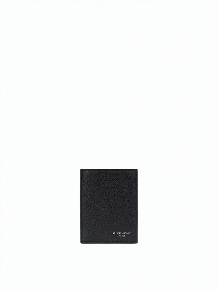 Givenchy Compact Bifold Wallet In Textured Calf Leather