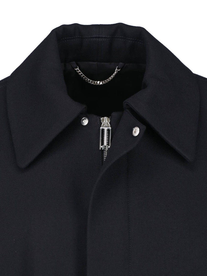 Victoria Beckham Cropped Jacket With Wide Collar