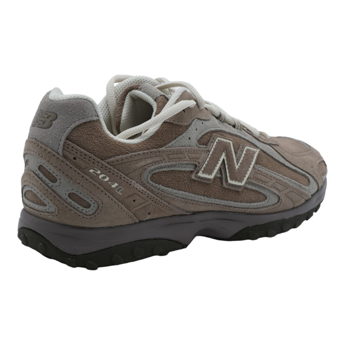 New Balance Layered Brown Sneakers With Suede And Mesh Construction